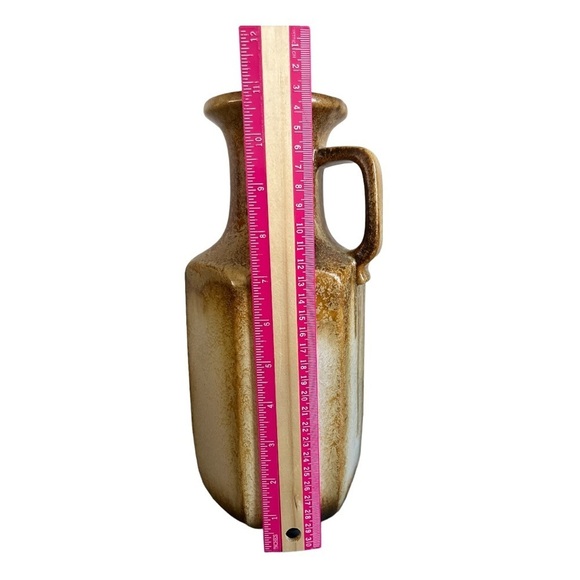 Vintage SCHEURICH 497-28 Jug Vase WEST GERMANY Art Pottery MCM‎ Fat Lava Era - Picture 11 of 12